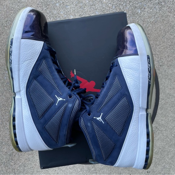 The Air Jordan 16 Retro Midnight Navy 2016 used size 13, no price change. - Picture 8 of 11